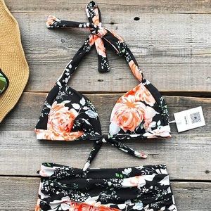 Cupshe floral bikini top